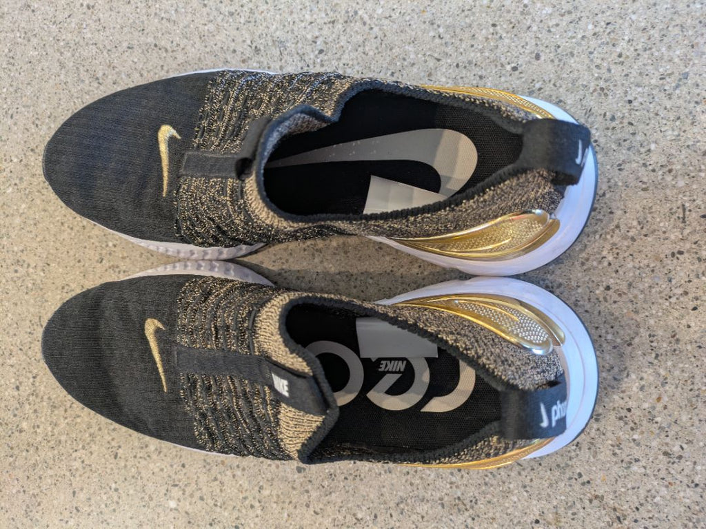 Black Nike React Phantom Run Flyknit 2, EU 39