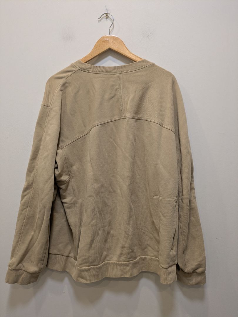 Beige Lululemon Oversized Crewneck Sweatshirt, XL