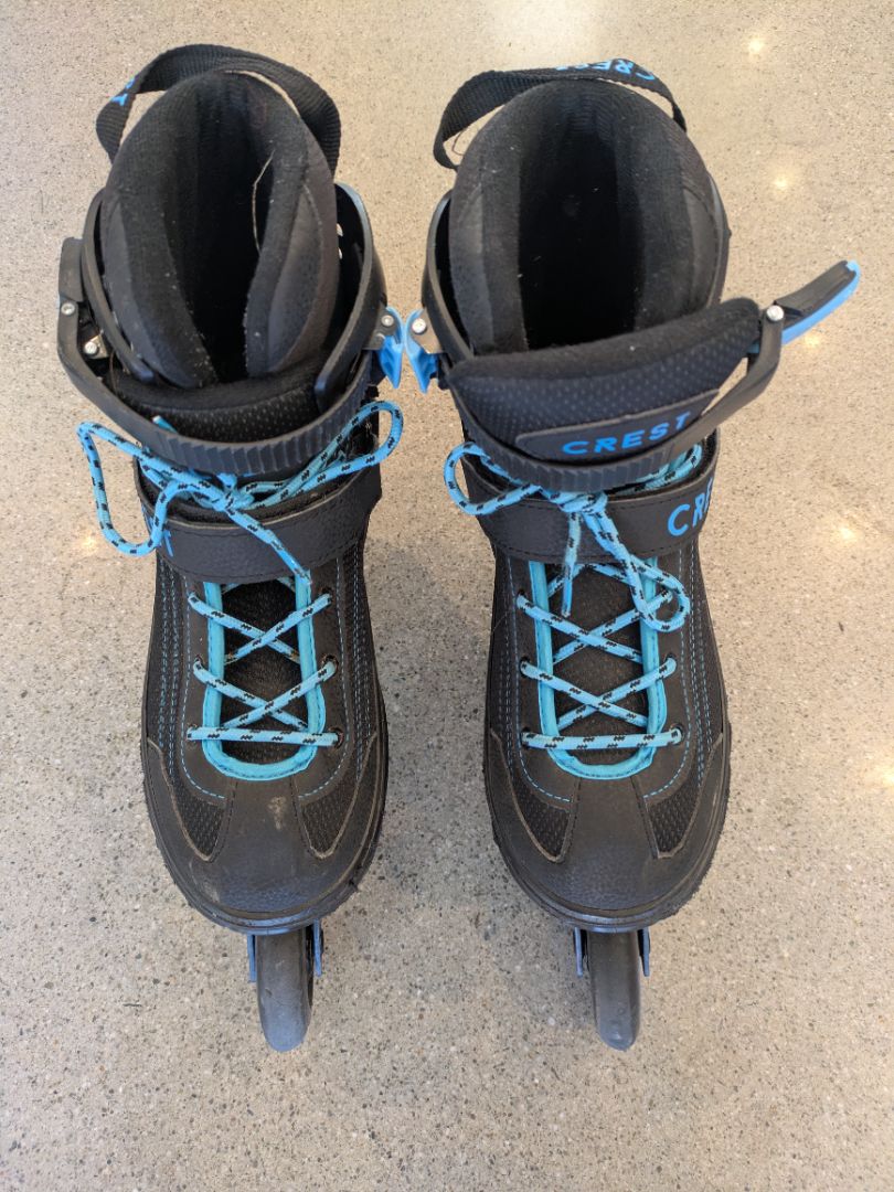 Black Anko Crest Adjustable Inline Skates, EU 41-44 (adjustable)
