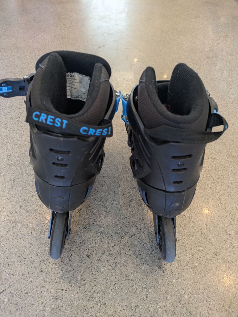 Black Anko Crest Adjustable Inline Skates, EU 41-44 (adjustable)