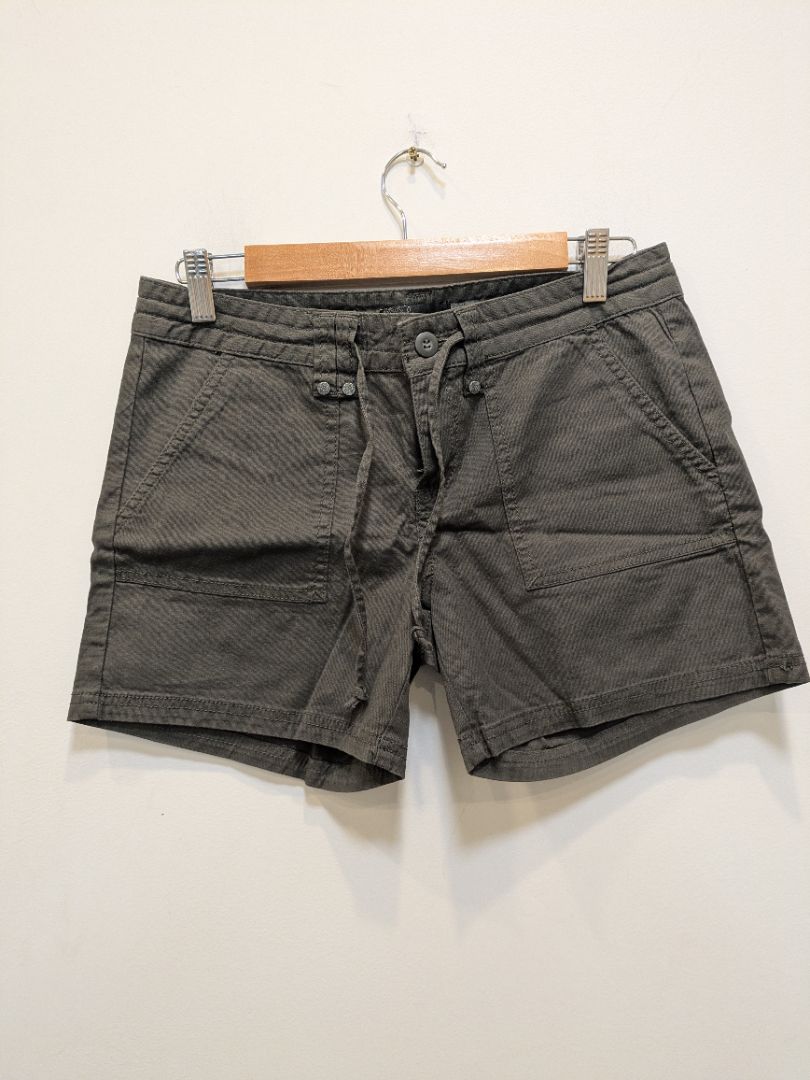 Charcoal Grey prAna Utility Shorts, US 4