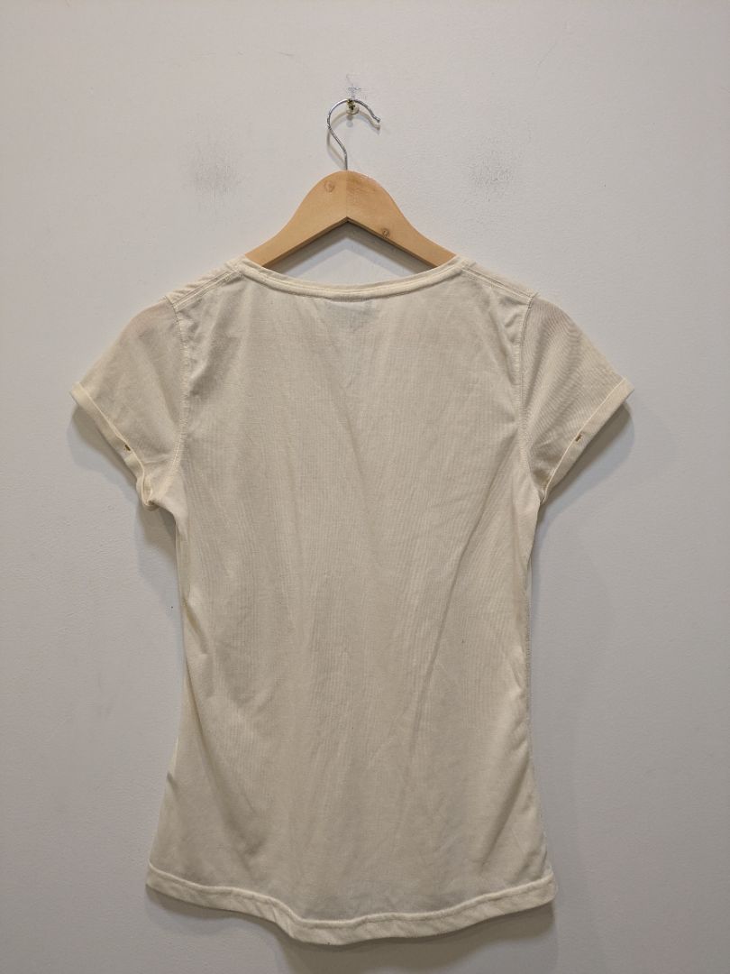 Cream Rab Pocket T-Shirt, UK 10 / US S