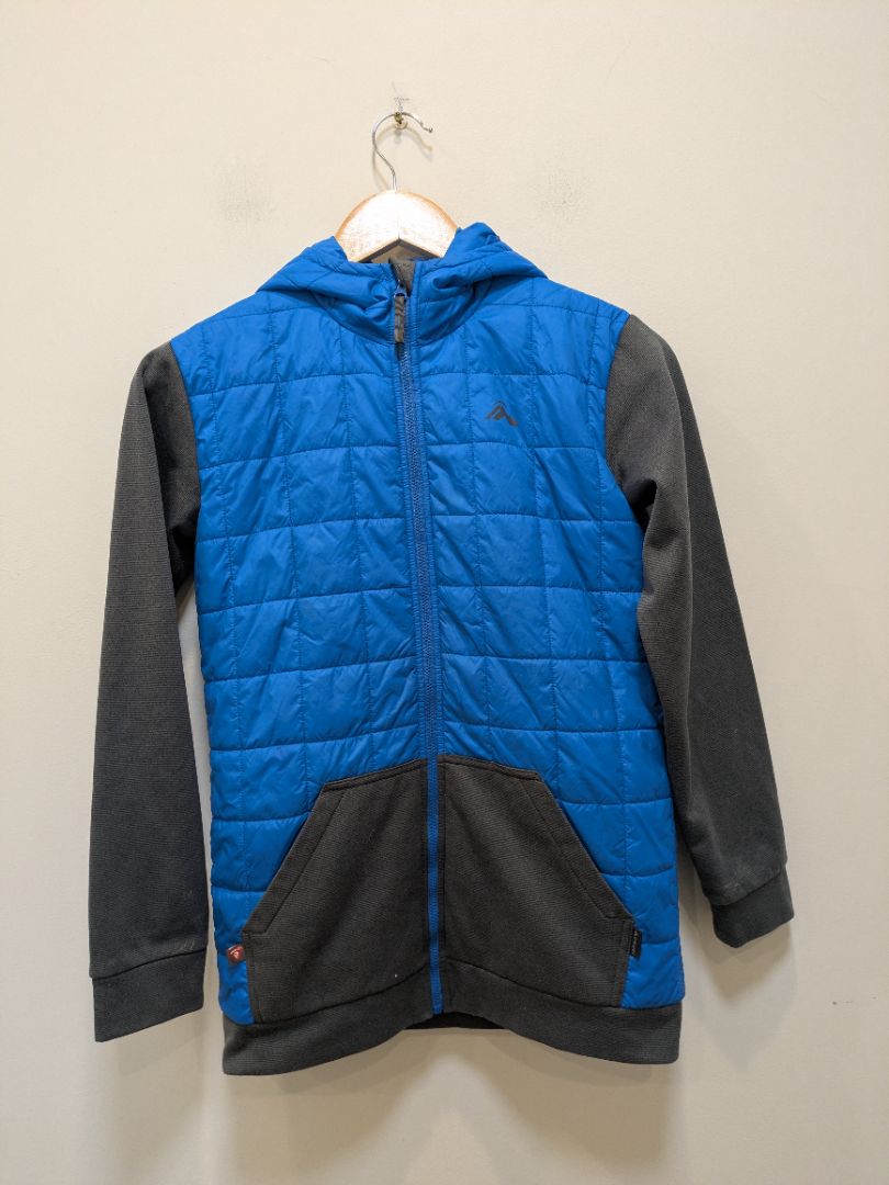 Blue Macpac Kids Hybrid Puffer Jacket, 12 Years