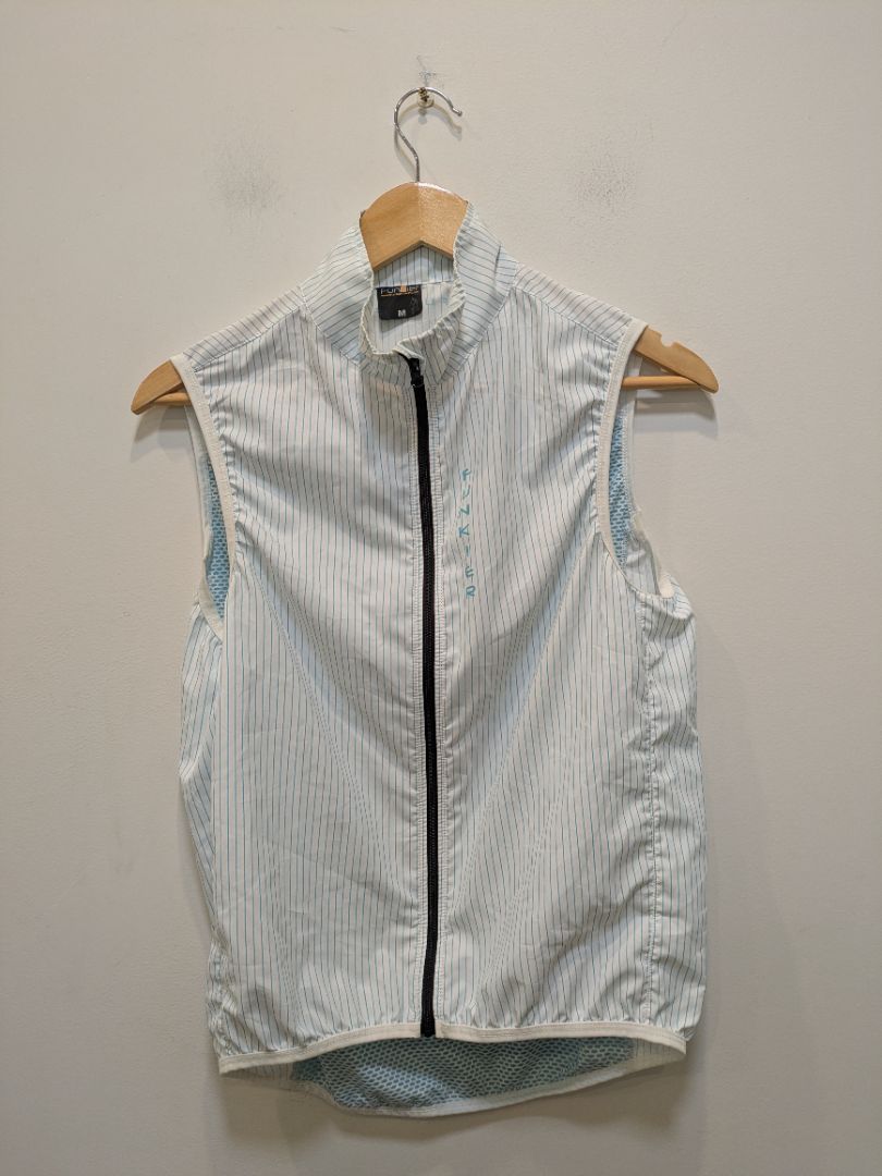 White Funkier Cycling Wind Vest, M