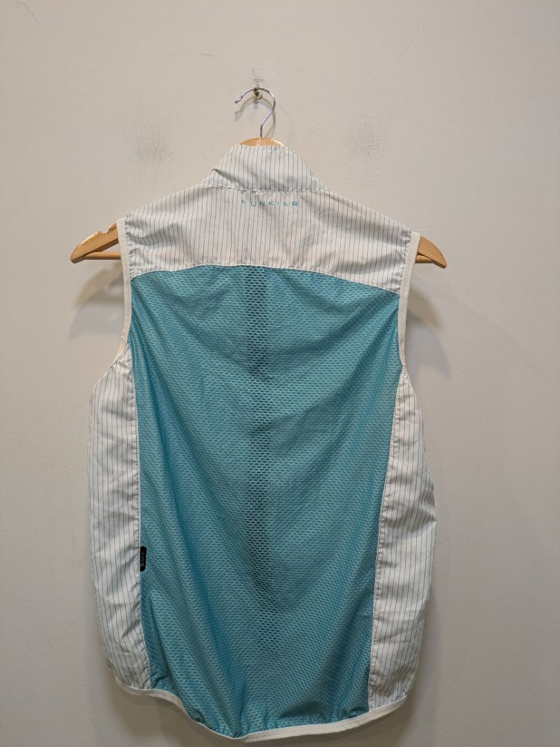 White Funkier Cycling Wind Vest, M