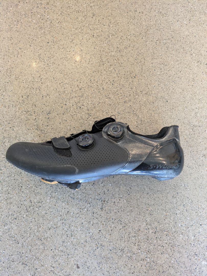 Black Specialized S-Works Road Shoes, EU 46 Wide