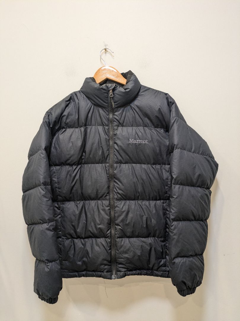 Black Marmot Insulated Puffer Jacket, S
