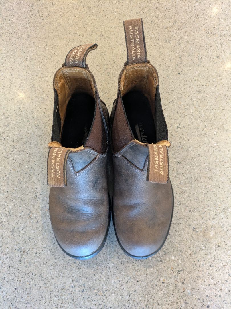 Brown Blundstone Leather Chelsea Boots, EU 36 (UK/AU 3)