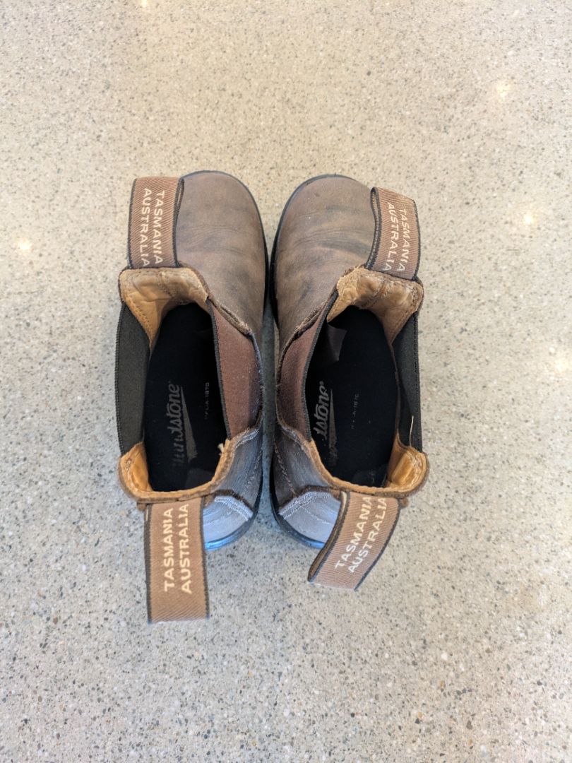 Brown Blundstone Leather Chelsea Boots, EU 36 (UK/AU 3)