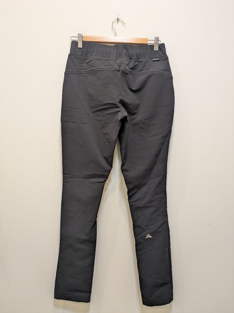 Black Macpac Fleece-Lined Softshell Pants, 10