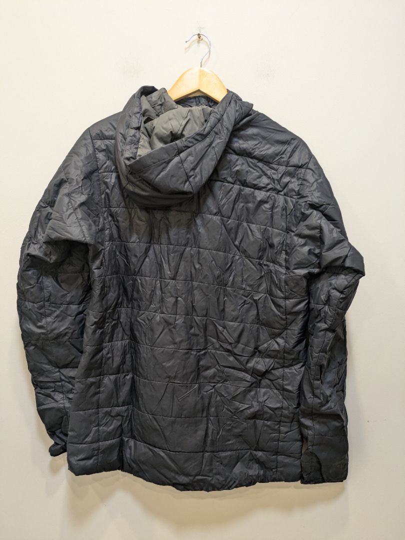 Black Macpac Hooded Insulated Jacket, M