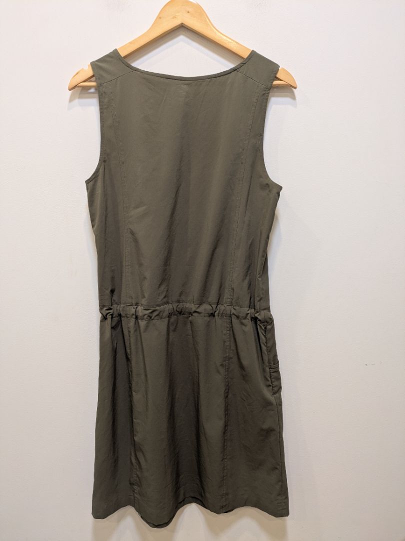 Olive Grey Macpac Sleeveless Travel Dress, 10