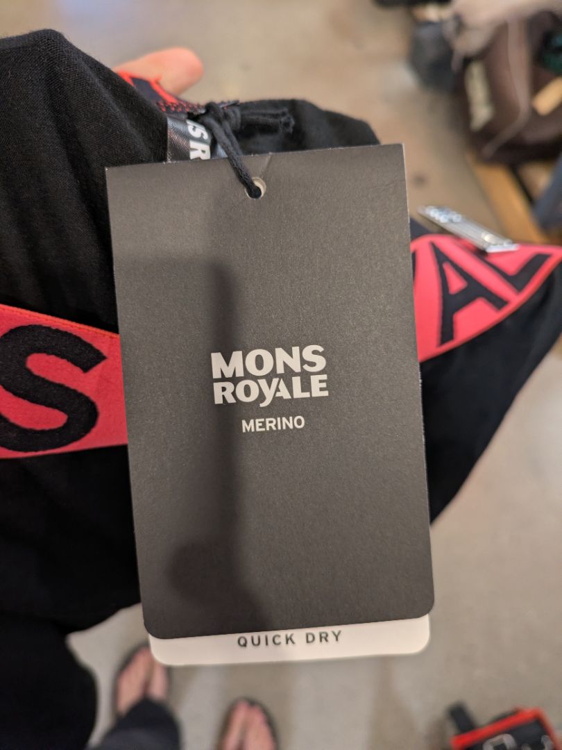 Black Mons Royale Royale Chamois Shorts, M