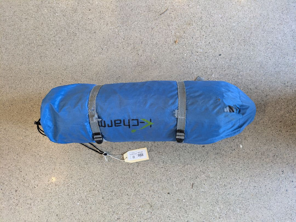Blue K-Charm Camping Tent, Approx. 3-person (unconfirmed)