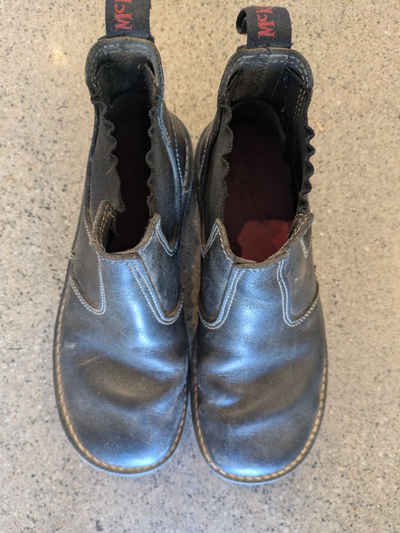 Black McKinlays Leather Chelsea Boots, EU 35 (estimated)