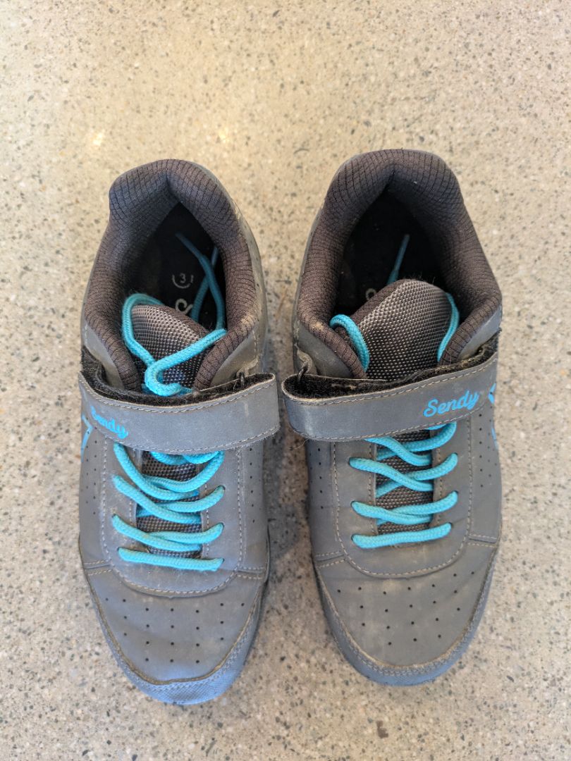 Grey Sendy Send It MTB Shoes, EU 34