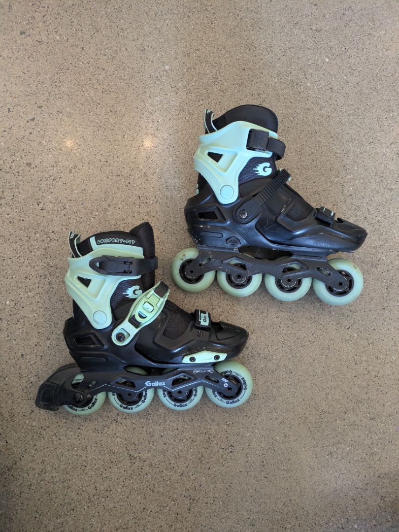 Black Gallaz Inline Skates, EU 33-36