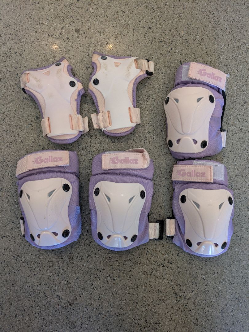 Purple Gallaz Kids Skate Protection Set