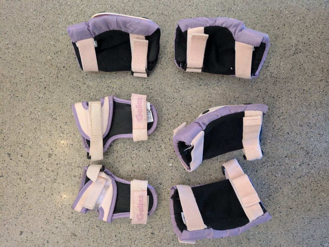 Purple Gallaz Kids Skate Protection Set