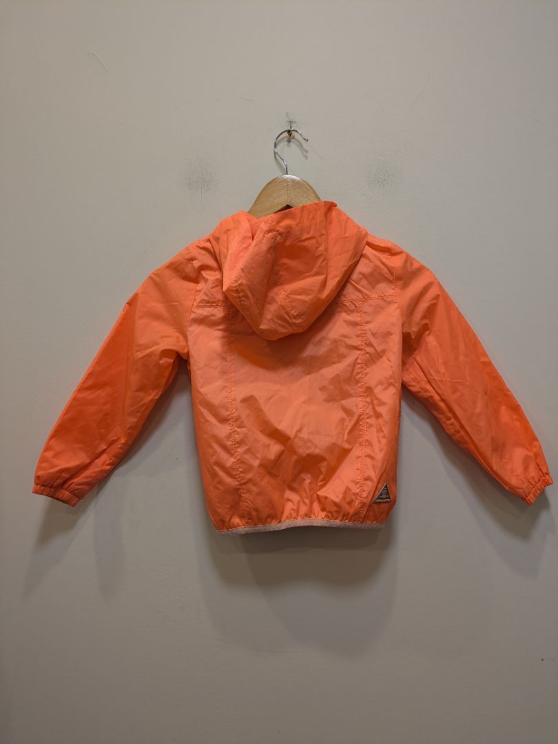 Orange Premium Goods Kids Hooded Windbreaker, 5Y / 110 cm