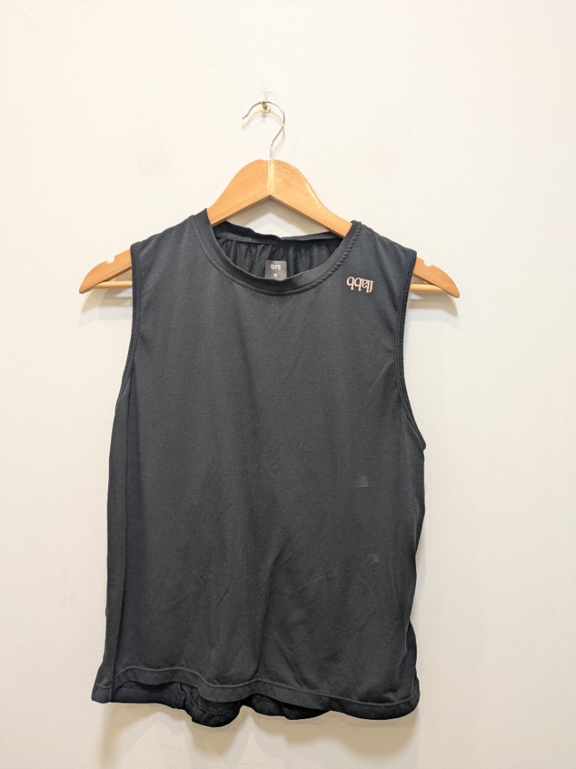 Black Ilabb Mesh Back Training Tank, M