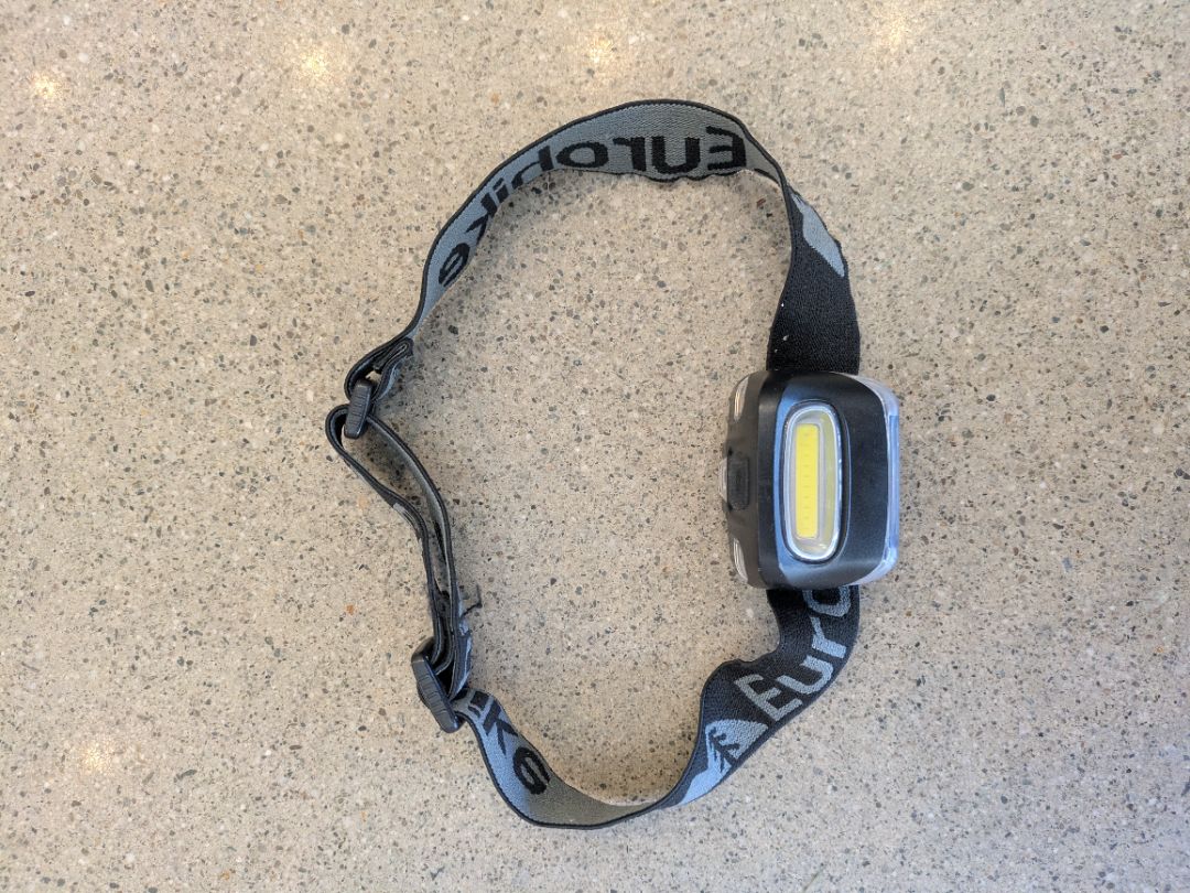 Black Eurohike COB LED Head Torch