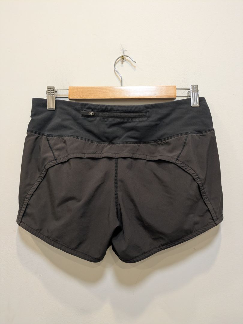 Grey Lululemon Running Shorts, 6