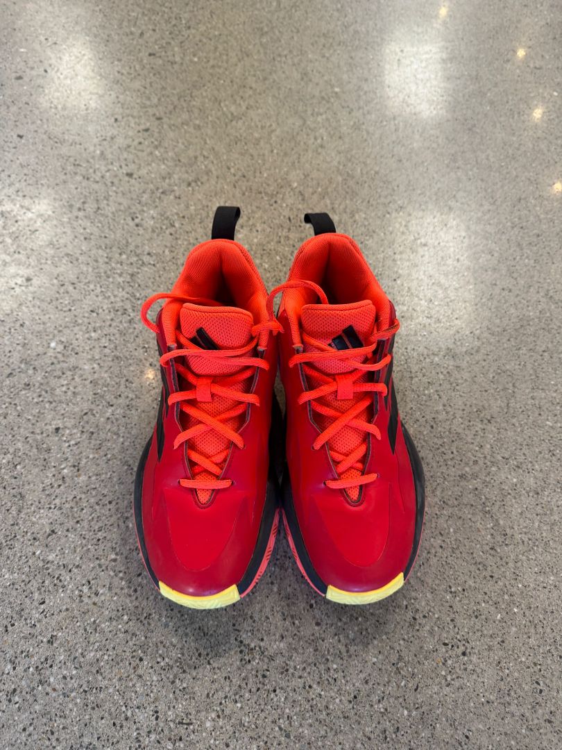 Red Adidas Basketball shoes, US 5