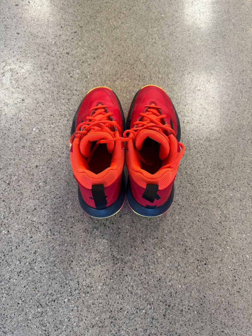 Red Adidas Basketball shoes, US 5