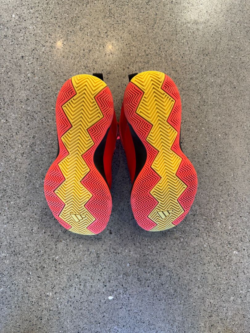 Red Adidas Basketball shoes, US 5