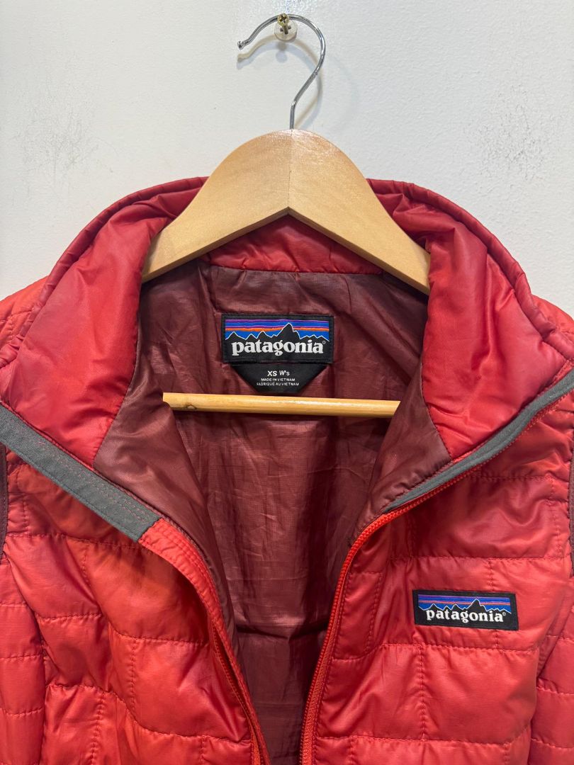 Red Patagonia Nano Puff vest, XS