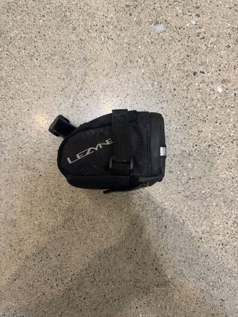 Black Lezyne Saddle bag