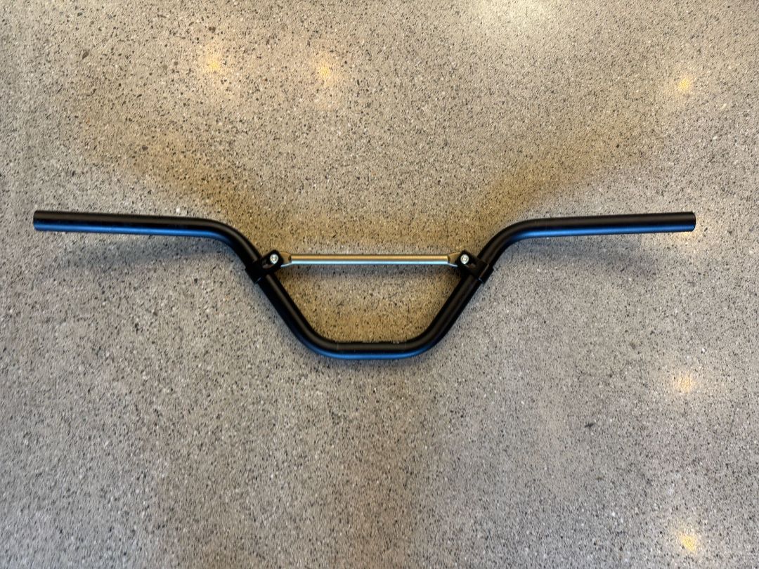 Black Renthal BMX handlebars