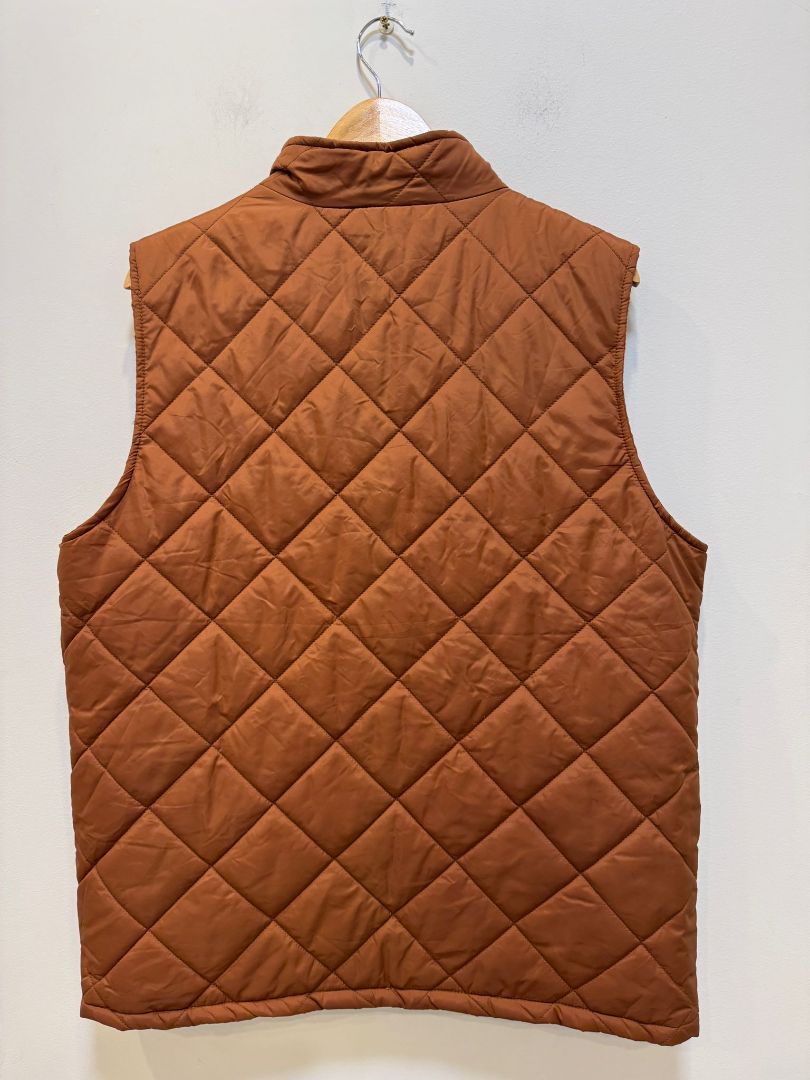 Brown  Quilted vest, XL