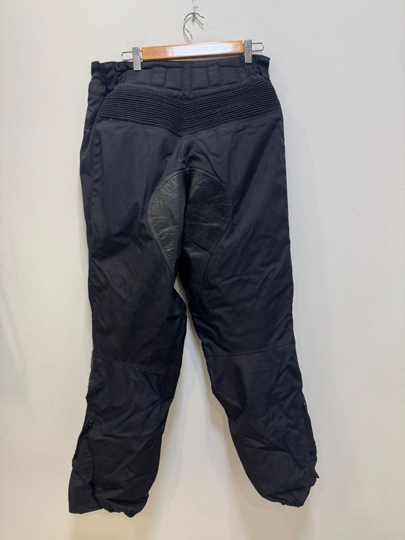 Black Nibo Motorcycle Pants, L