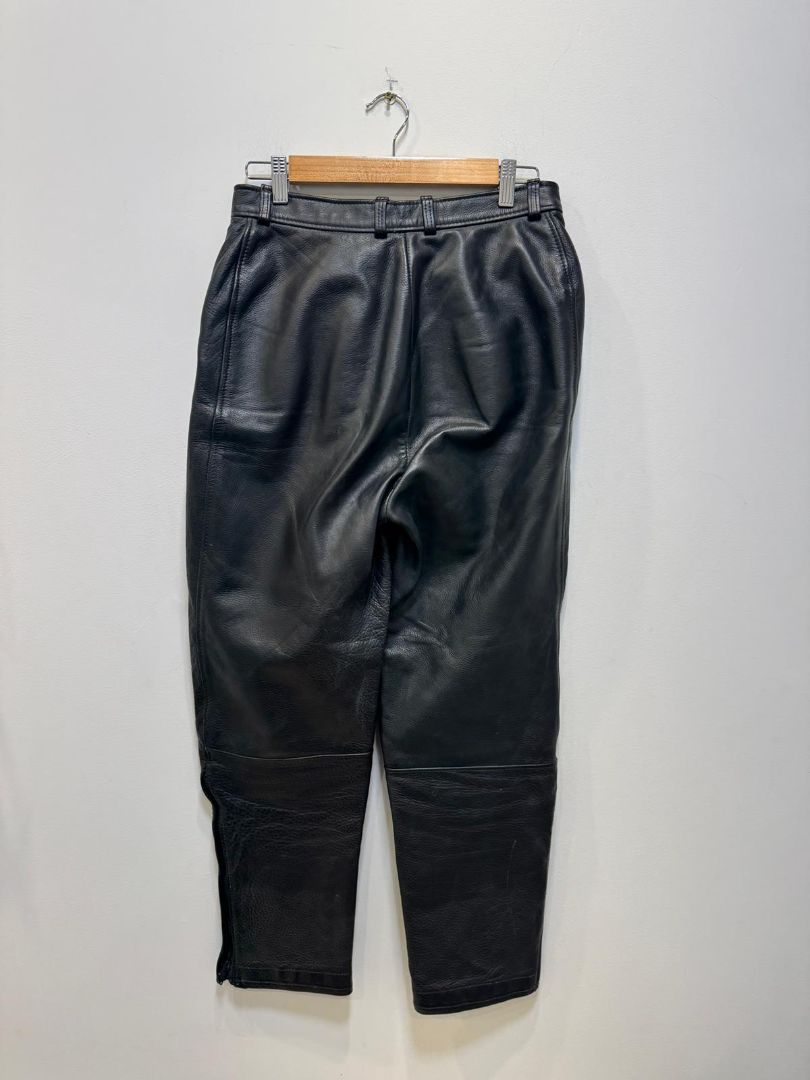 Black  Leather Pants, S