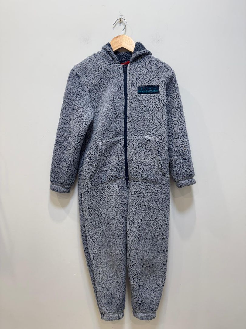 Grey Hunting & Fishing Fleece Jumpsuit, 6 / S