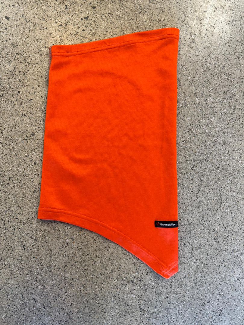 Orange GroundEffect Neck Warmer, One Size
