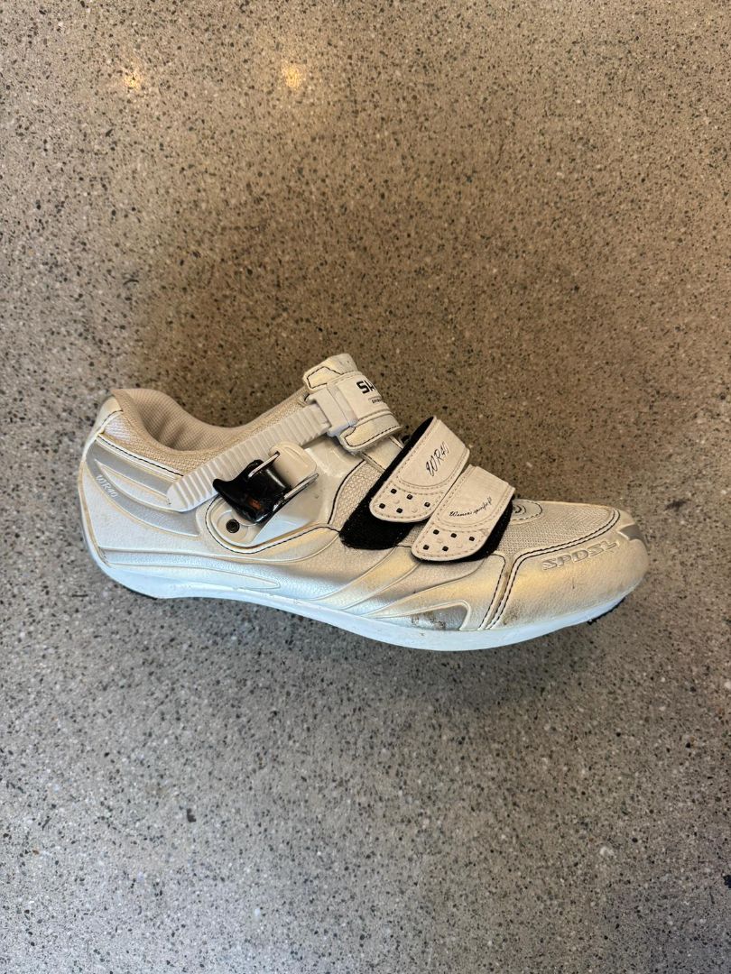 White Shimano WR40 Road Shoes, EU 42