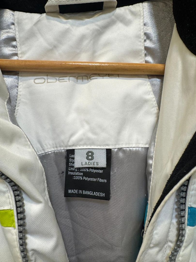 White Obermeyer Ski Jackets, 8