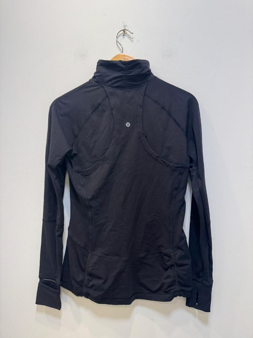 Black Lululemon Half-zip top, M