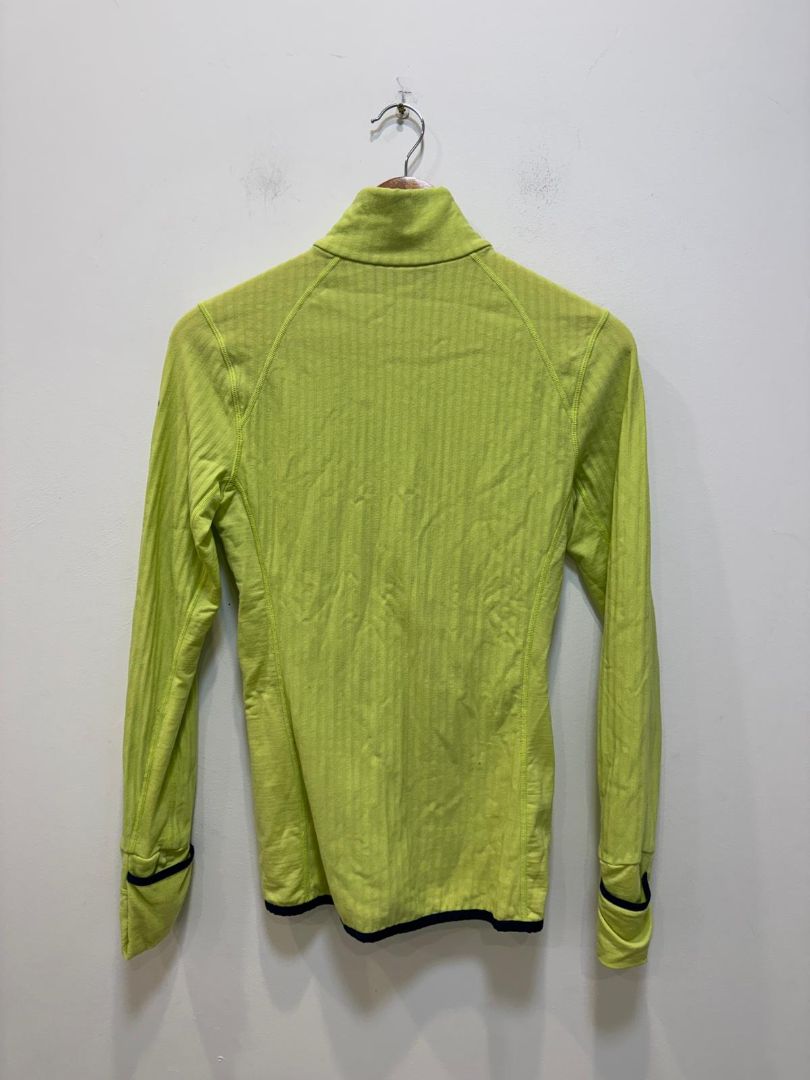 Green Icebreaker Zip Layer, S