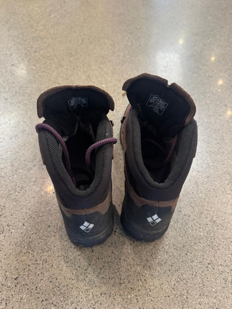 Brown Montbell Gore-Tex Hiking Boots, UK 7