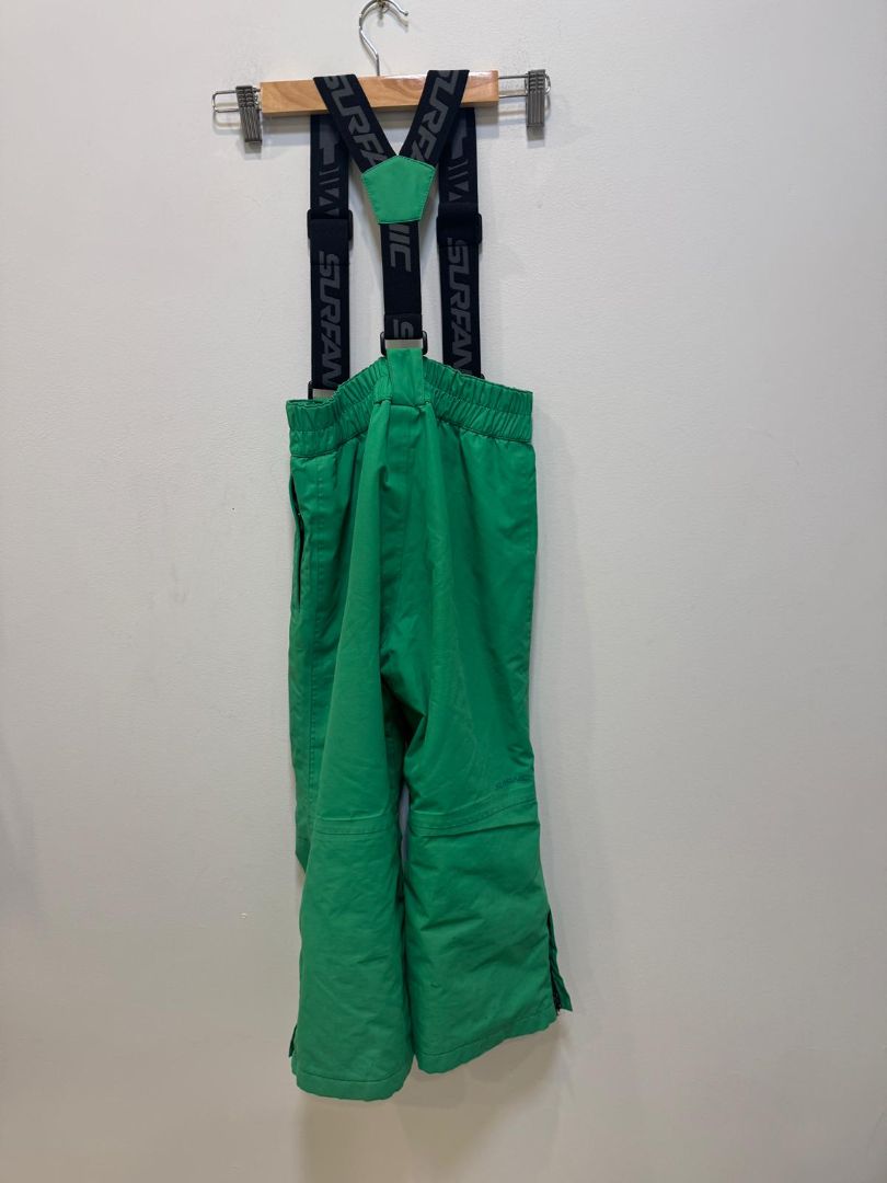 Green Surfanic Kids Ski Pants, 5 - 6