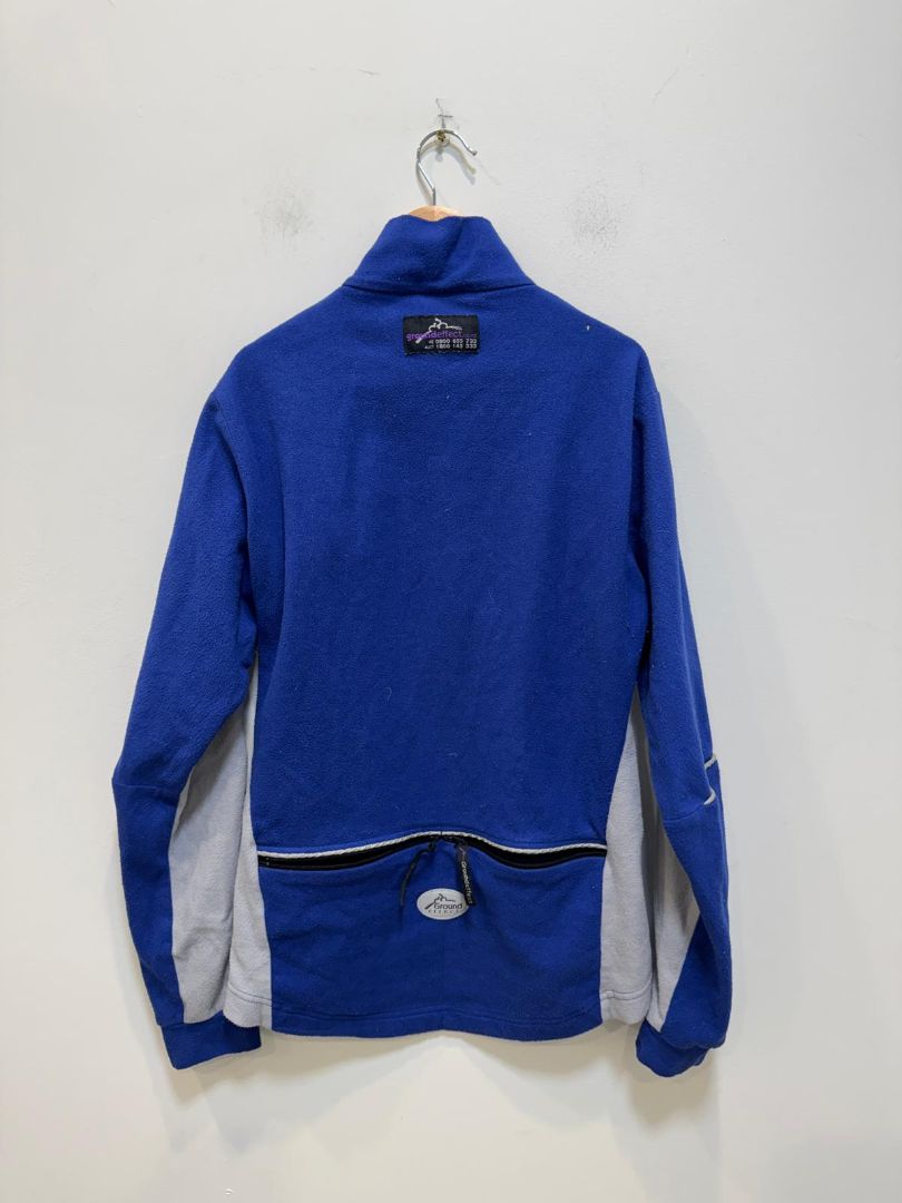 Blue Ground Effect Fleece Jacket, S