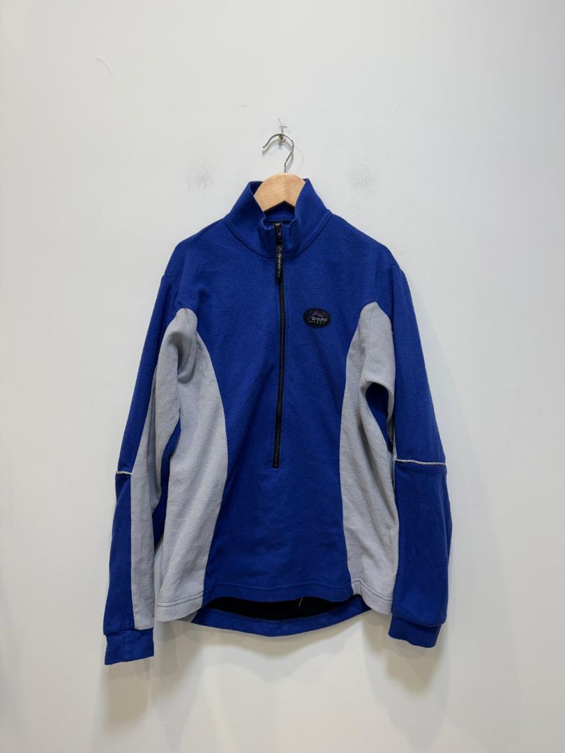 Blue Ground Effect Fleece Jacket, S