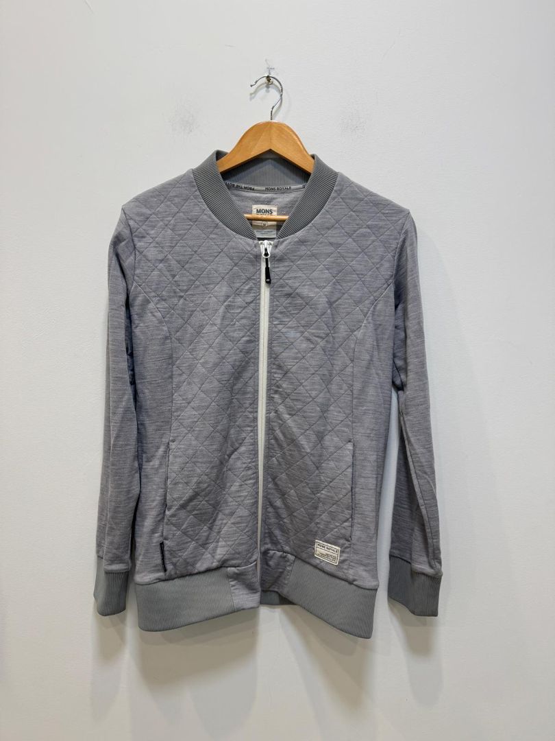 Grey Mons Royale Merino Zip Top