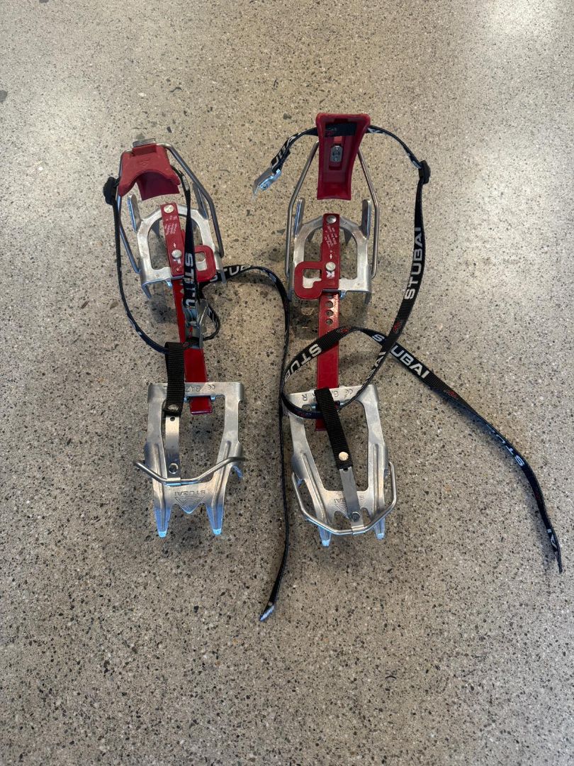 Red Stubai 10-point Crampons