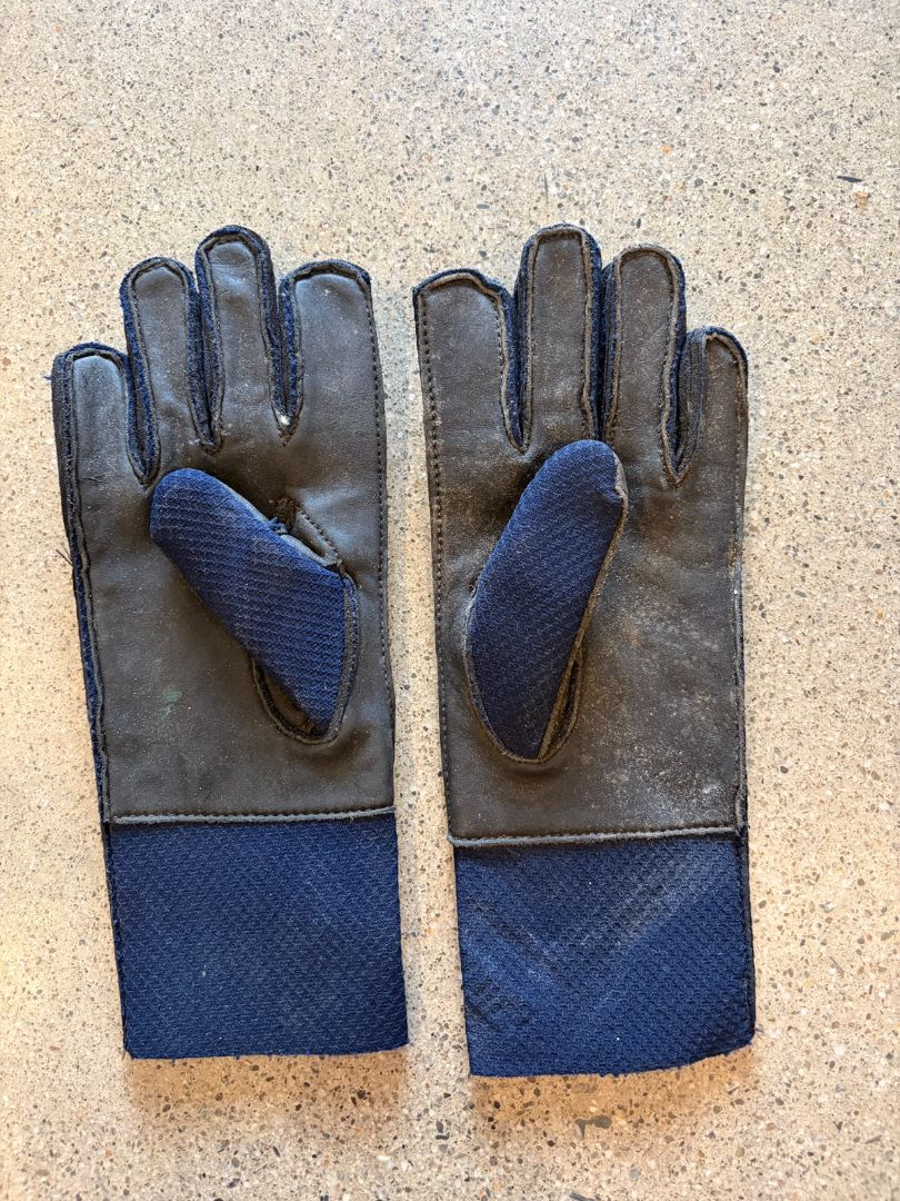 Navy  Neoprene Diving Gloves, S