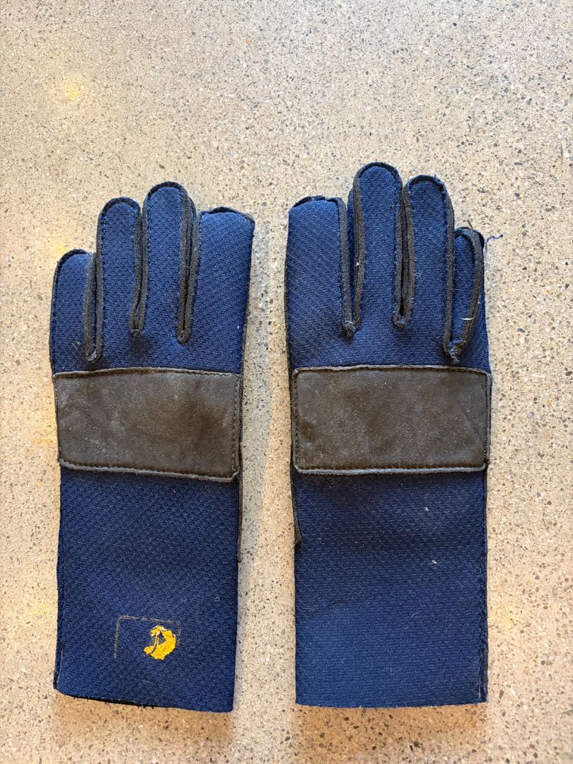 Navy  Neoprene Diving Gloves, S